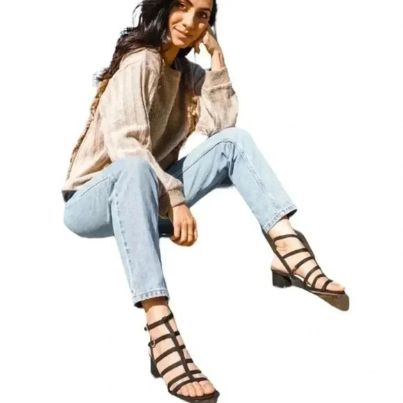 Louise Et Cie Anja Black Strappy Gladiator Sandals - Picture 4 of 16